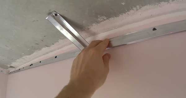 Подготовка потолка под натяжной потолок своими руками