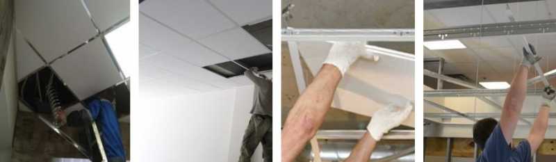 Как самостоятельно снять натяжной потолок?