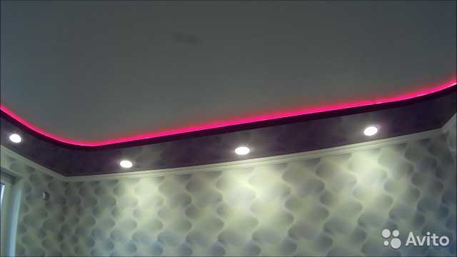 Монтаж двухуровневого потолка из гипсокартона с подсветкой | дневники ремонта obustroeno.club