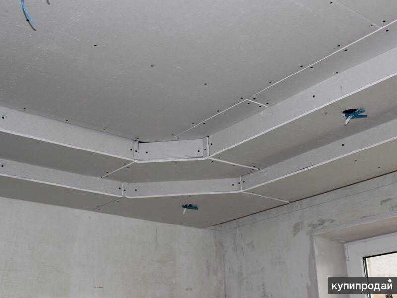 Потолок из гипсокартона своими руками: проекты подвесных потолков и их самостоятельное оборудование