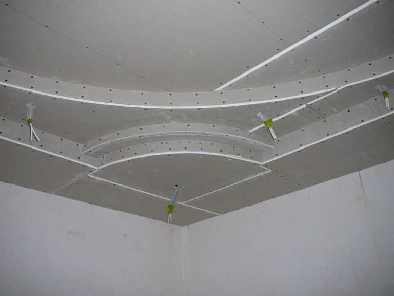 Чертежи потолков из гипсокартона, как продумать схему конструкции, особенности устройства потолка волной, детали на фото +видео (видео)