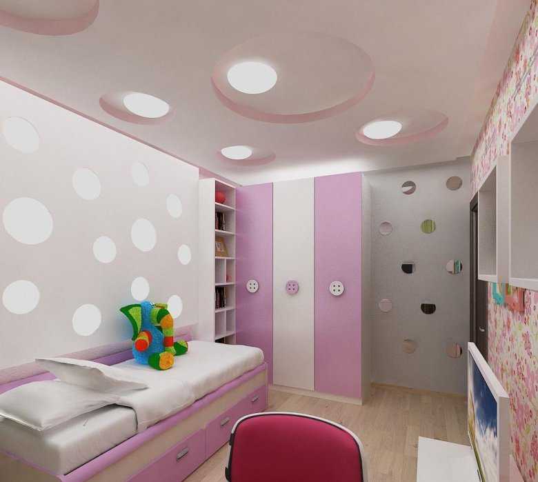 Натяжной потолок в детскую комнату: 60 лучших фото и идей. натяжной потолок в детской