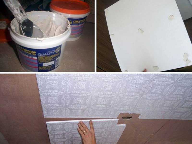 Как правильно клеить потолочную плитку - подготовка поверхности: выбор плитки и клея - блог о строительстве