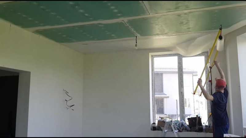 Стеклохолст на потолок: особенности монтажа