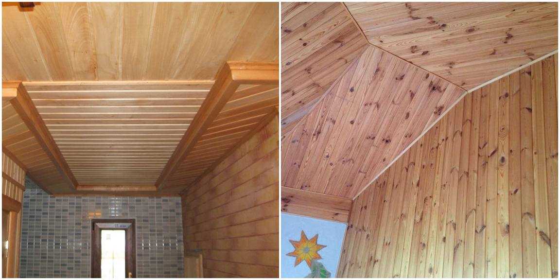 Потолок из вагонки (61 фото): как обшить и как крепить в деревянном доме
