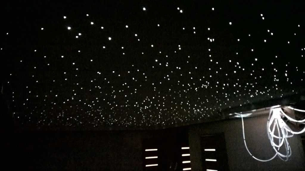 Потолок «звездное небо» в дизайне интерьера