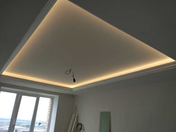 Варианты подсветки потолка в помещениях