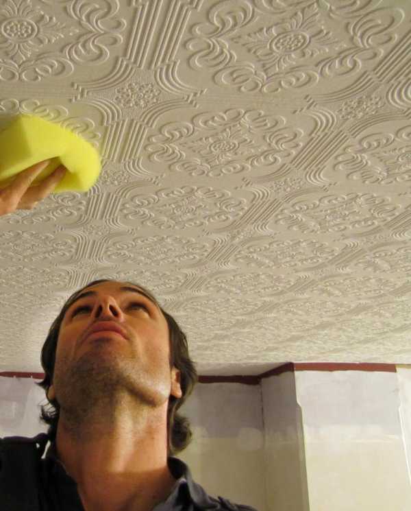Можно ли красить потолочную плитку из пенопласта и чем - 3 вида краски
