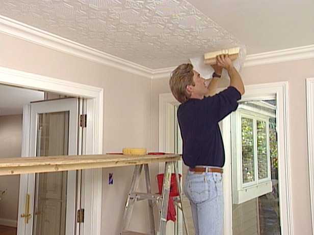 Как сделать ремонт потолка своими руками