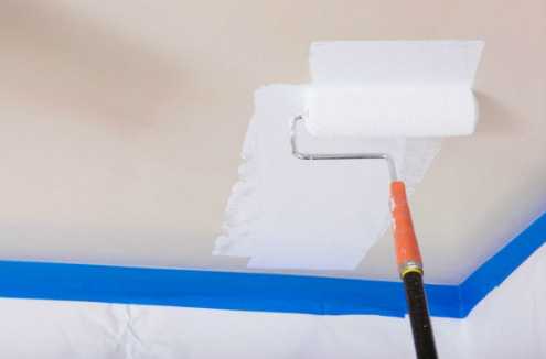 Покрасить потолок без разводов: как это правильно сделать? подробное описание работы