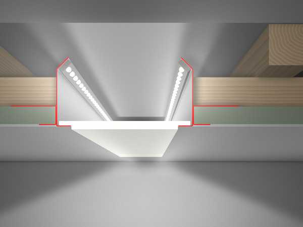 Варианты освещения комнаты с натяжным потолком: 10 способов подсветки