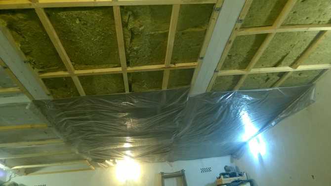 Утепление потолка в гараже изнутри и снаружи: инструкция по монтажу
