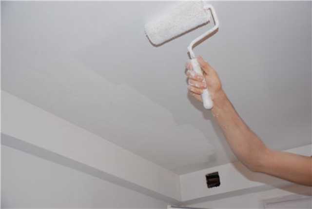 Покраска потолка из гипсокартона: какой краской лучше красить гипсокартонный потолок, как и чем покрасить подвесной потолок
