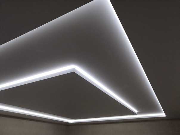 Подсвечиваем натяжной потолок светодиодной лентой изнутри