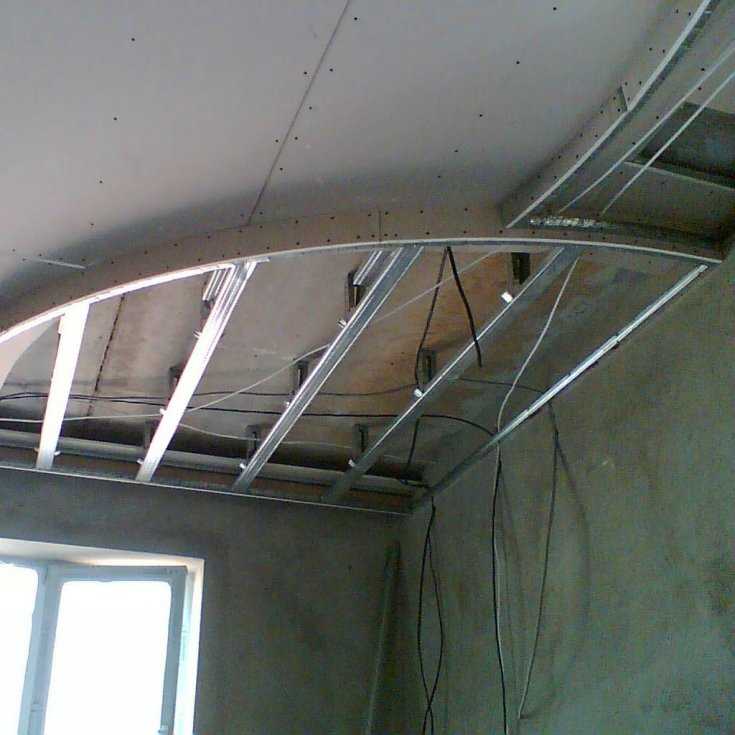 Многоуровневые потолки из гипсокартона с подсветкой: проектировка  и технология монтажа