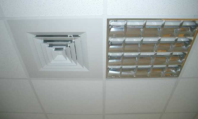 Дефлектор для потолка армстронг
