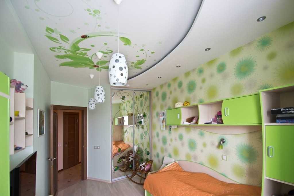 Потолок в детскую – потолочные конструкции в дизайне комнаты для детей (90 фото)