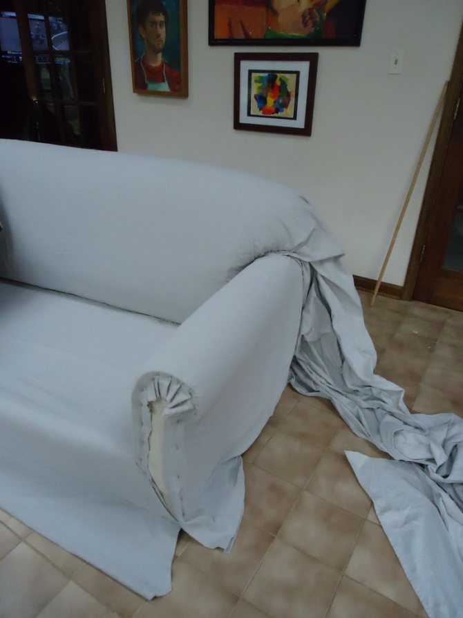 Как перетянуть угловой диван своими руками пошагово