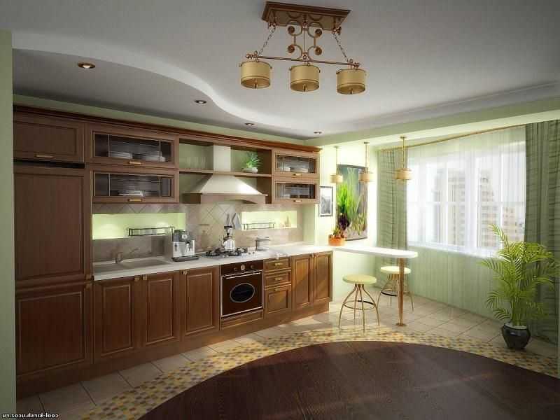 Потолки из гипсокартона на кухне: 50 фото, варианты дизайна.