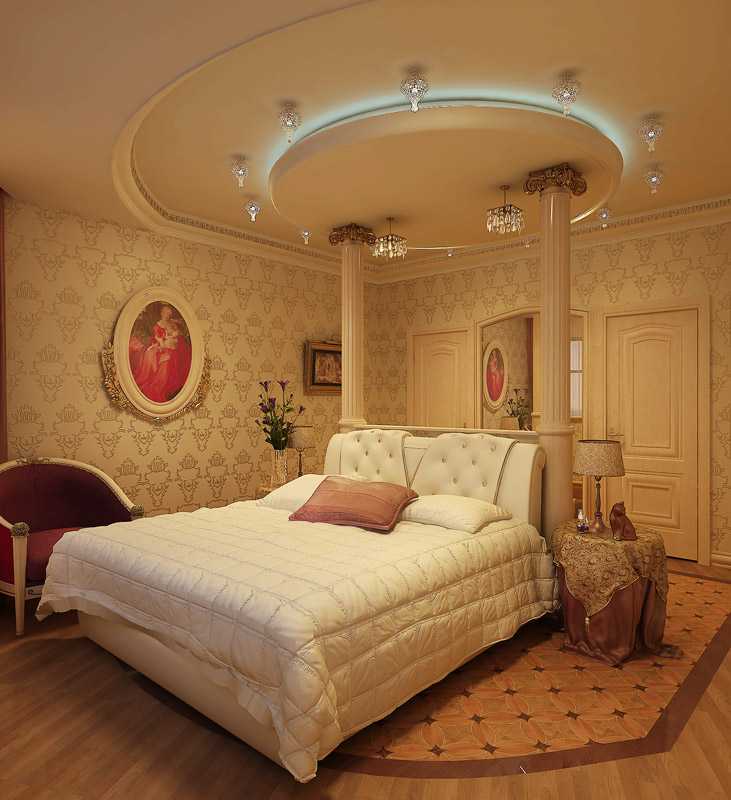 Навесные потолки для спальни (38 фото): дизайн подвесных потолков в комнатах