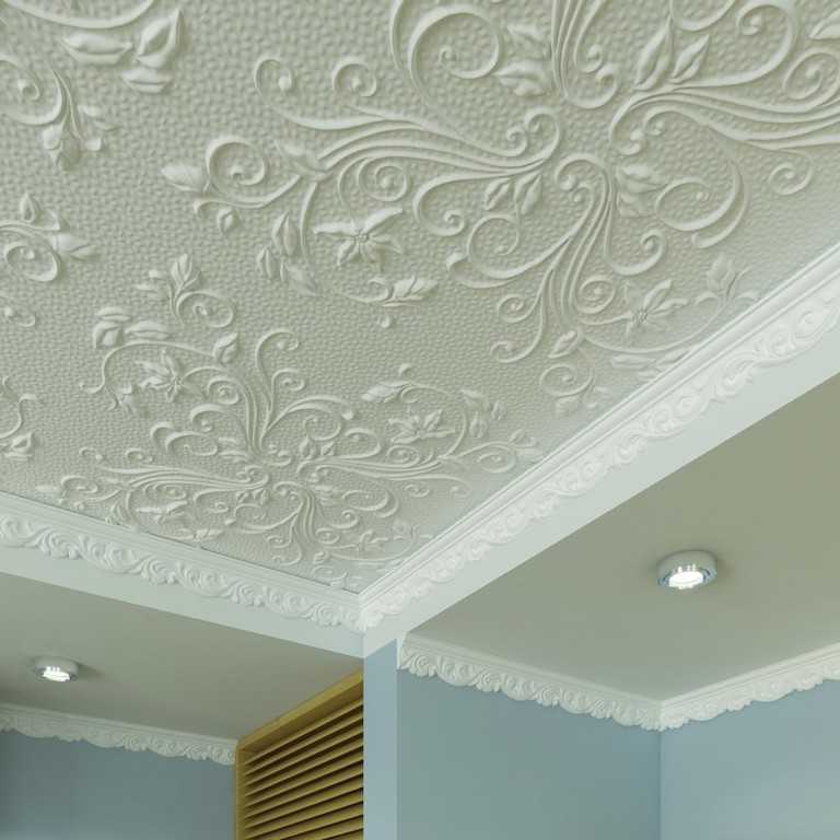 Обои на потолок (80 фото): потолочные покрытия в дизайне интерьера