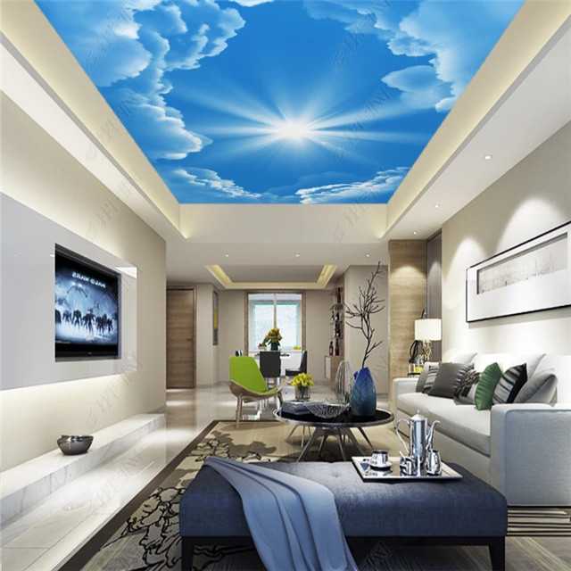 Натяжные потолки с 3d эффектом: дизайн и рисунки, примеры в интерьере комнат
