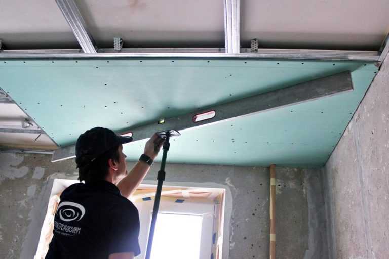 Как сделать каркас для гипсокартона на потолок – пошаговое руководство