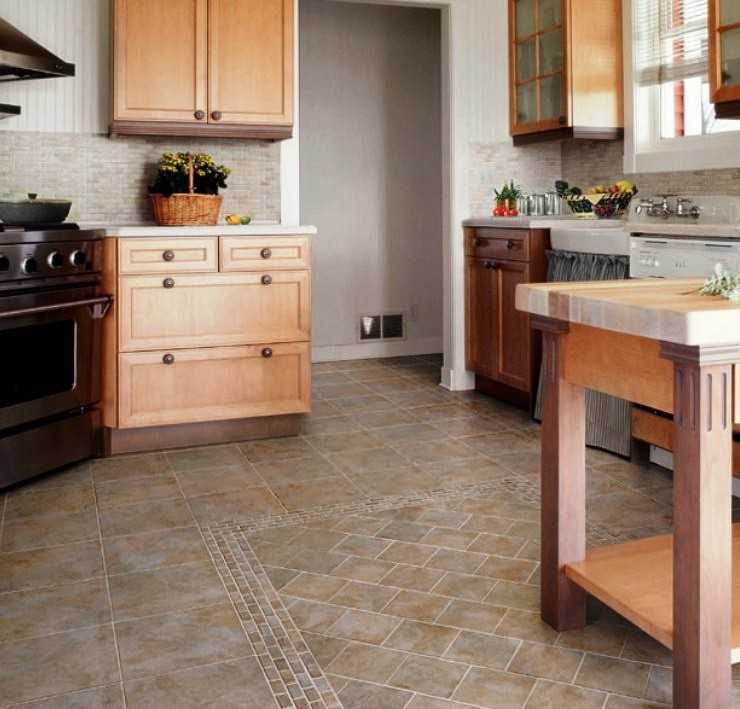 Плитка для кухни на пол: лучшие идеи дизайна и правила выбора (50 фото в интерьере)