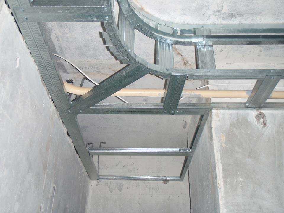 Двухуровневый потолок из гипсокартона - расчеты и монтаж пошагово