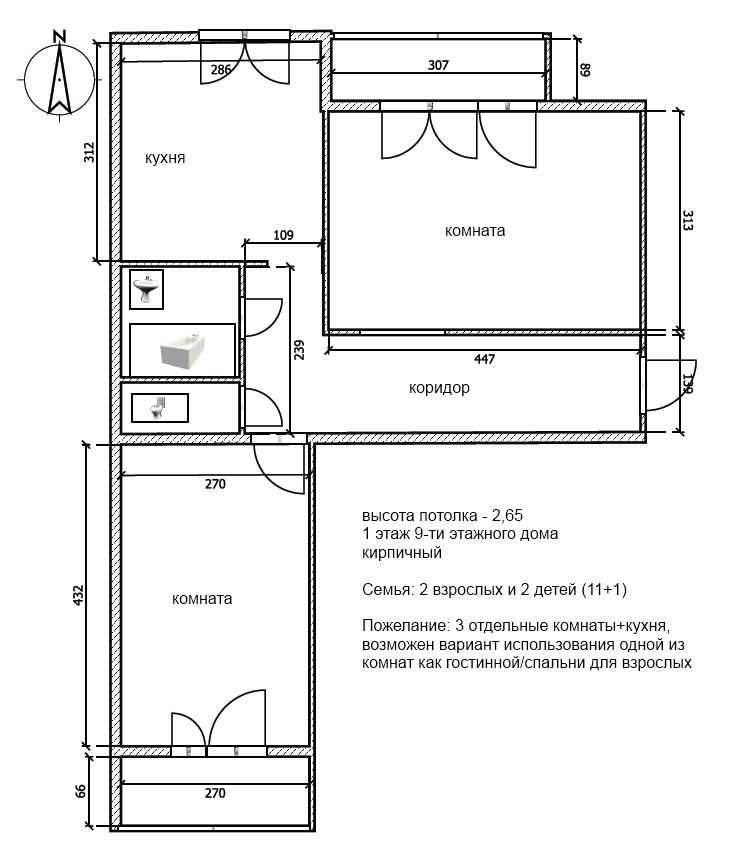 Типовые планировки квартир кирпичного дома: сталинки, хрущевки, чешки - сайт о