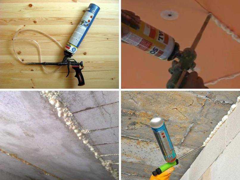 Как и чем заделать дырку в бетонном потолке