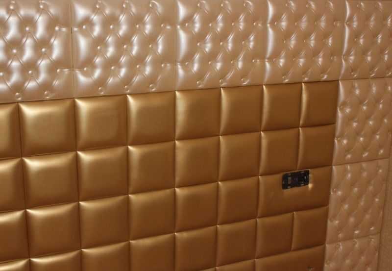Мягкие панели — мягкая стена в спальне или гостиной (+фото)
