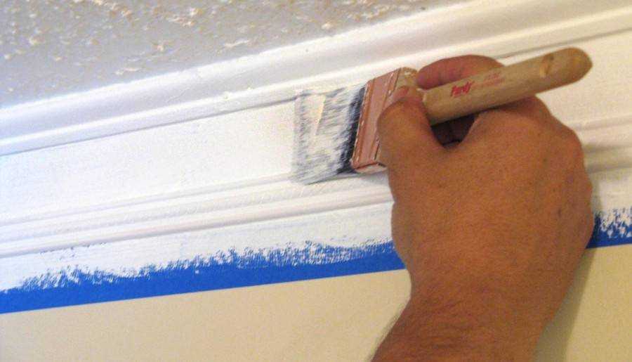 Чем и как красить потолочную плитку из пенопласта с видео