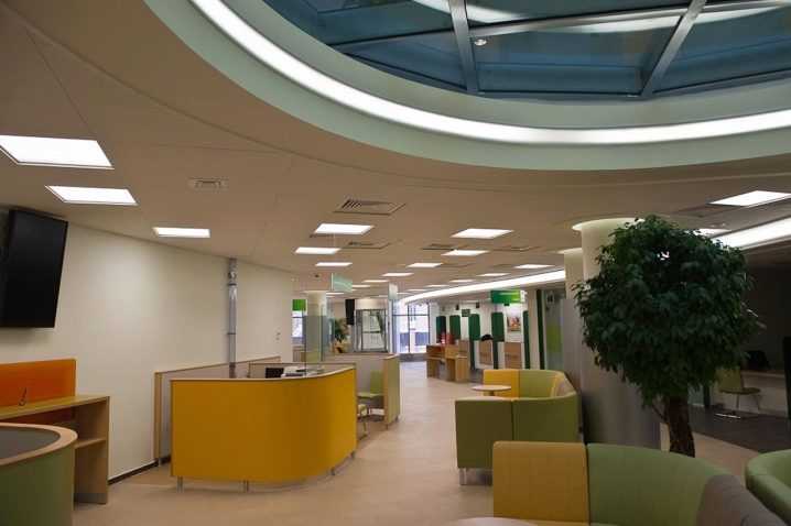 Офисное светодиодное освещение: варианты встроенных, накладных и подвесных потолочных лед-светильников для офиса > свет и светильники