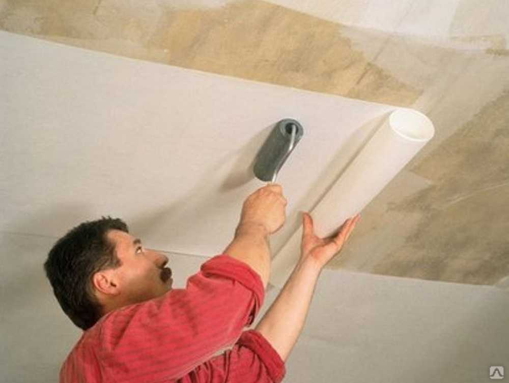Как клеить флизелиновые обои на потолок: фото и видео процесса, а также подробная инструкция оклейки своими руками