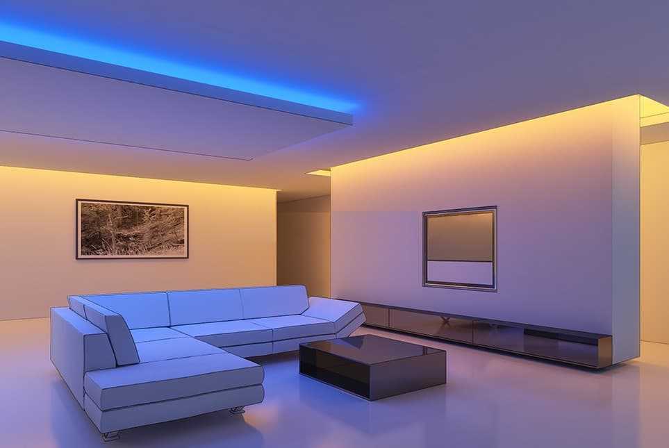Ошибки  и правила расположения точечных светильников на потолке - на кухне, в спальне, в зале, в ванной, в детской.