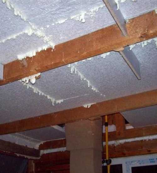 Утепление пенопластом потолка: как крепить изнутри своими руками в частном доме