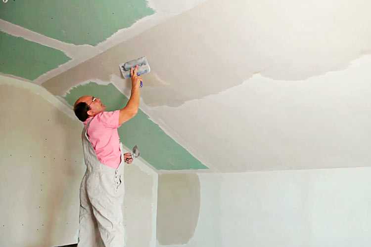 Как покрасить потолок из гипсокартона своими руками