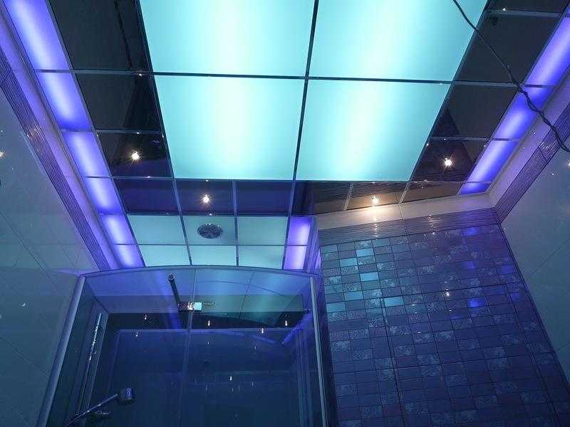 Как сделать стеклянный потолок с подсветкой