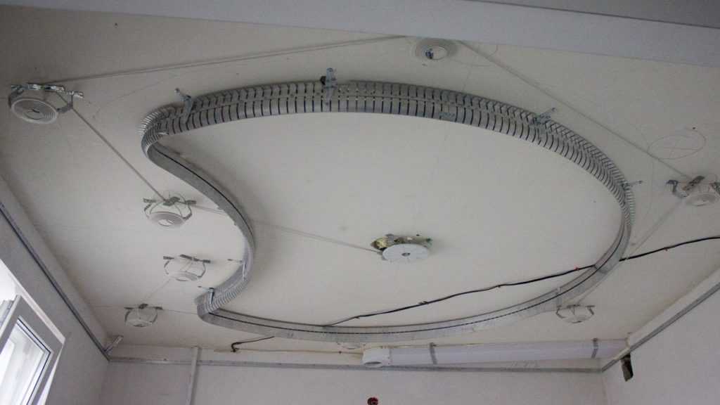 Как сделать монтаж двухуровневого натяжного потолка – правила установки конструкции
