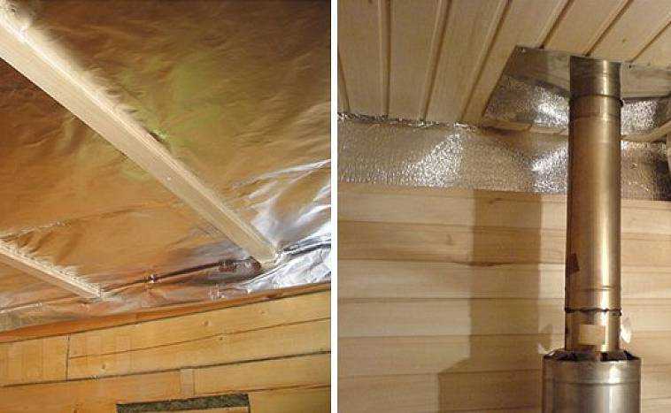 Как и чем утеплить потолок в бане: особенности материалов и этапы монтажа