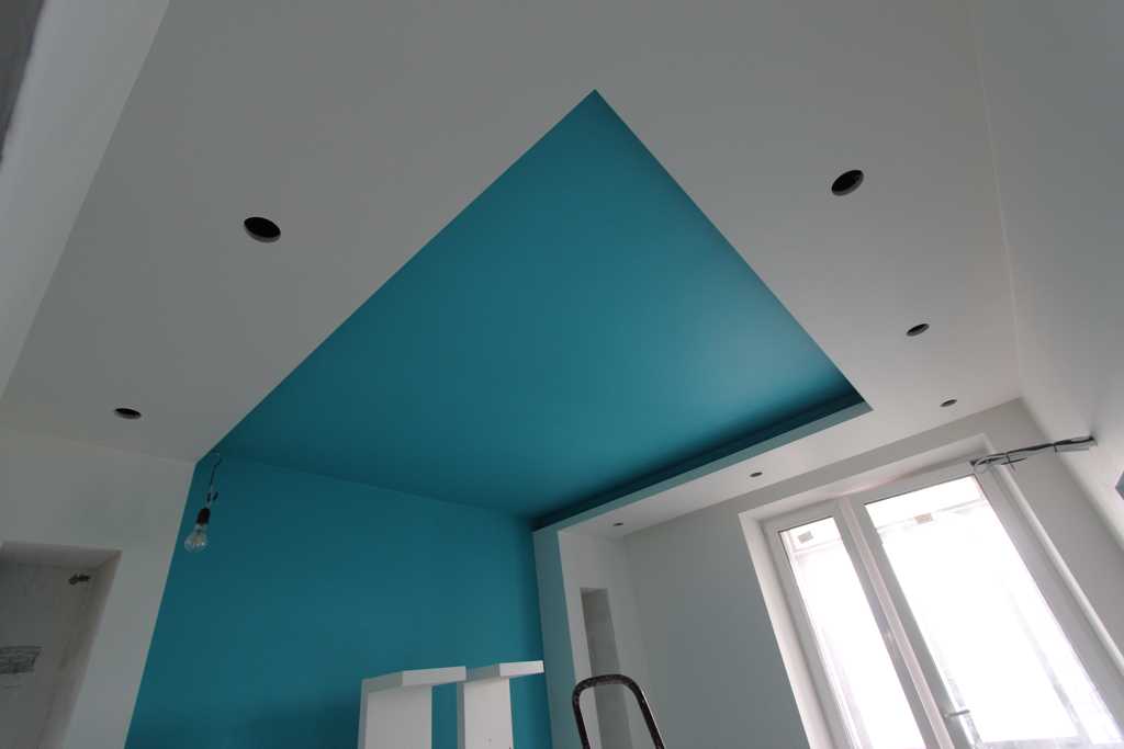 Потолок из гипсокартона покраска - всё о гипсокартоне