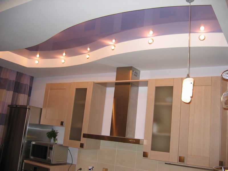Потолок из гипсокартона на кухне: идеи дизайна, особенности применения и актуальные потолочные конструкции (100 фото)