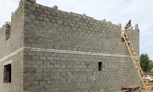 Cтроительство дома из керамзитобетонных блоков своими руками