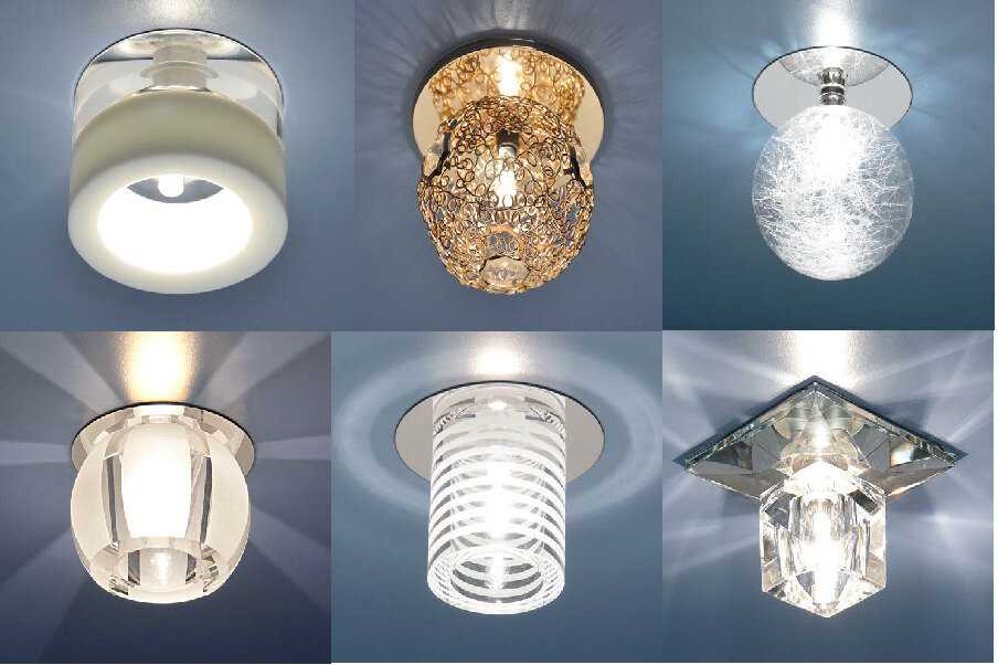 Какие светильники лучше для натяжного потолка – виды, преимущества и недостатки