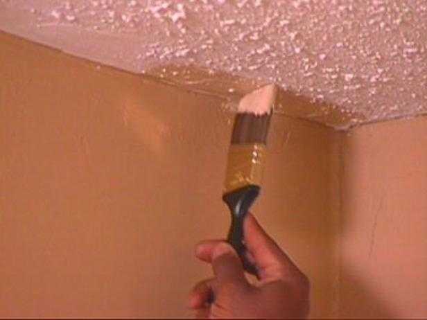 Как и чем можно покрасить потолочную плитку из пенопласта