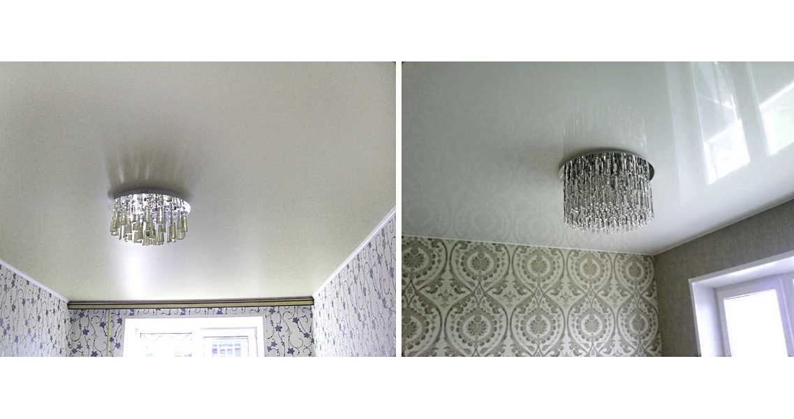 Какие натяжные потолки лучше: глянцевые, матовые или сатиновые? 49 фото чем отличается матовый от сатинового, отличия материалов, отзывы