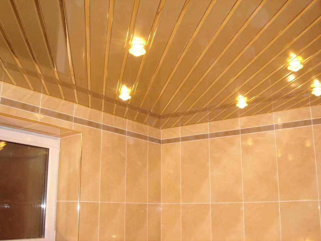 Потолок в ванной: топ 6 вариантов