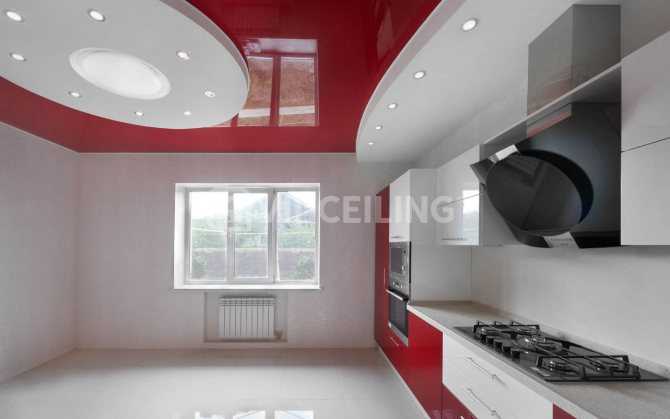 Натяжные потолки на кухне, делать можно | remont-kuxni.ru