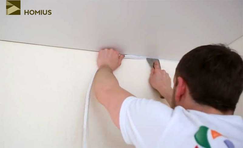Как заделать швы на потолке - иср "как сделать потолок"